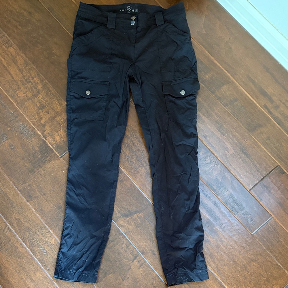 Anatomie Kate Black Cargo Pants Small S (Seam Defect)